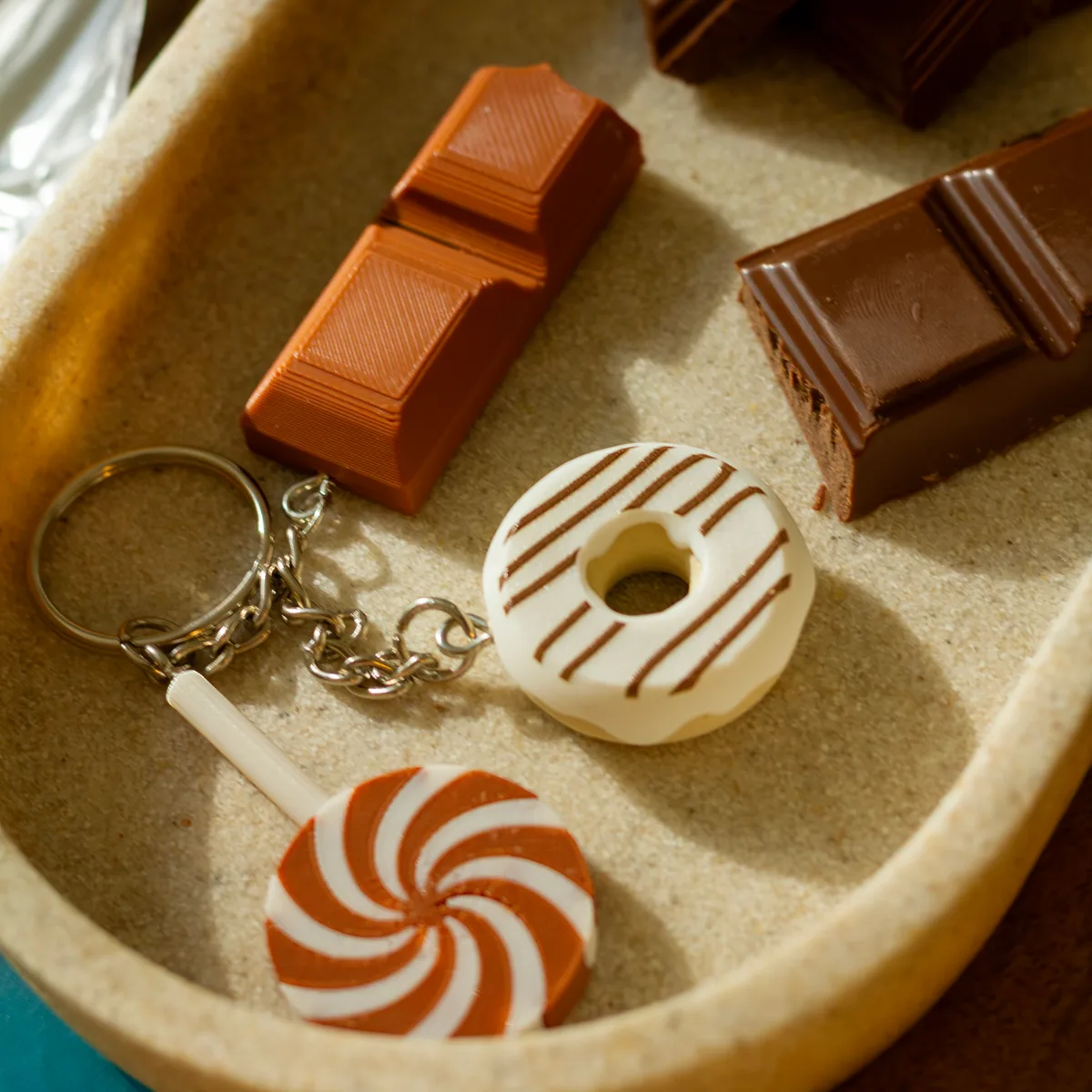 Keychains with charms