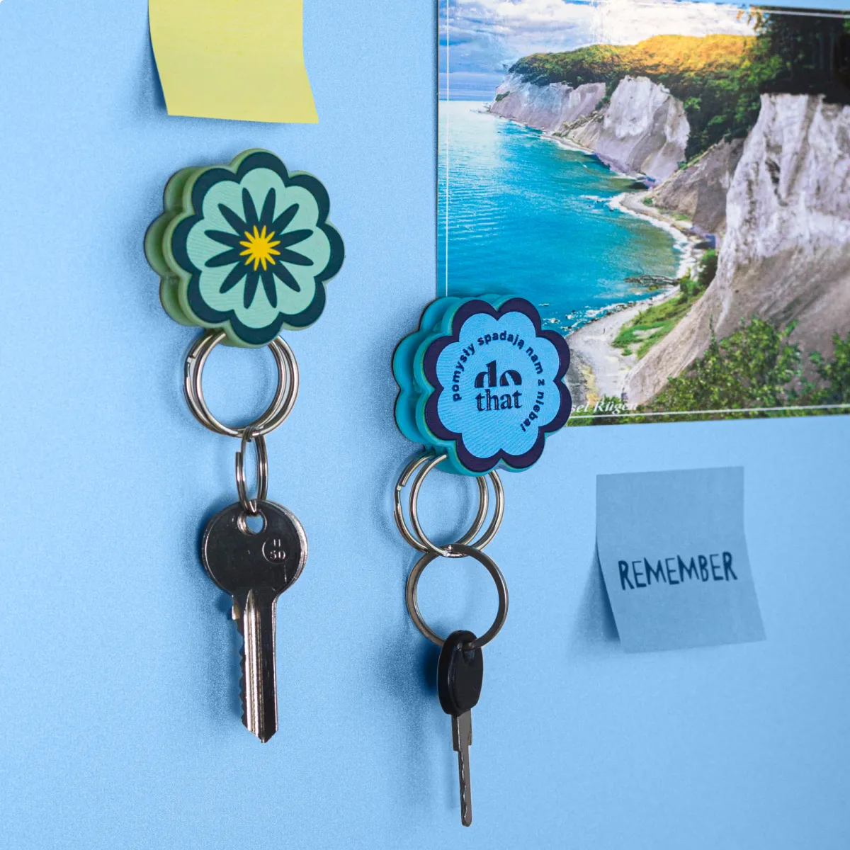 Magnetic keychains
