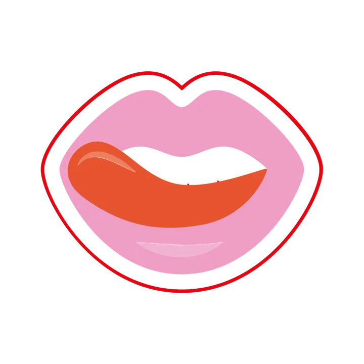 Lips – shank button design