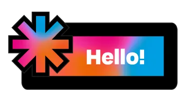 Star – personalised name tag design