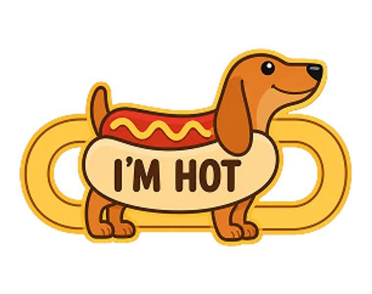 Hot dog – wzór nakładek na sznurówki