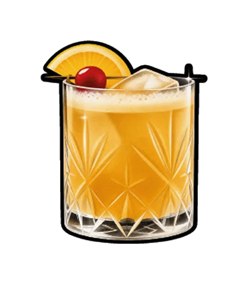 Whiskey Sour – Crocs pin design