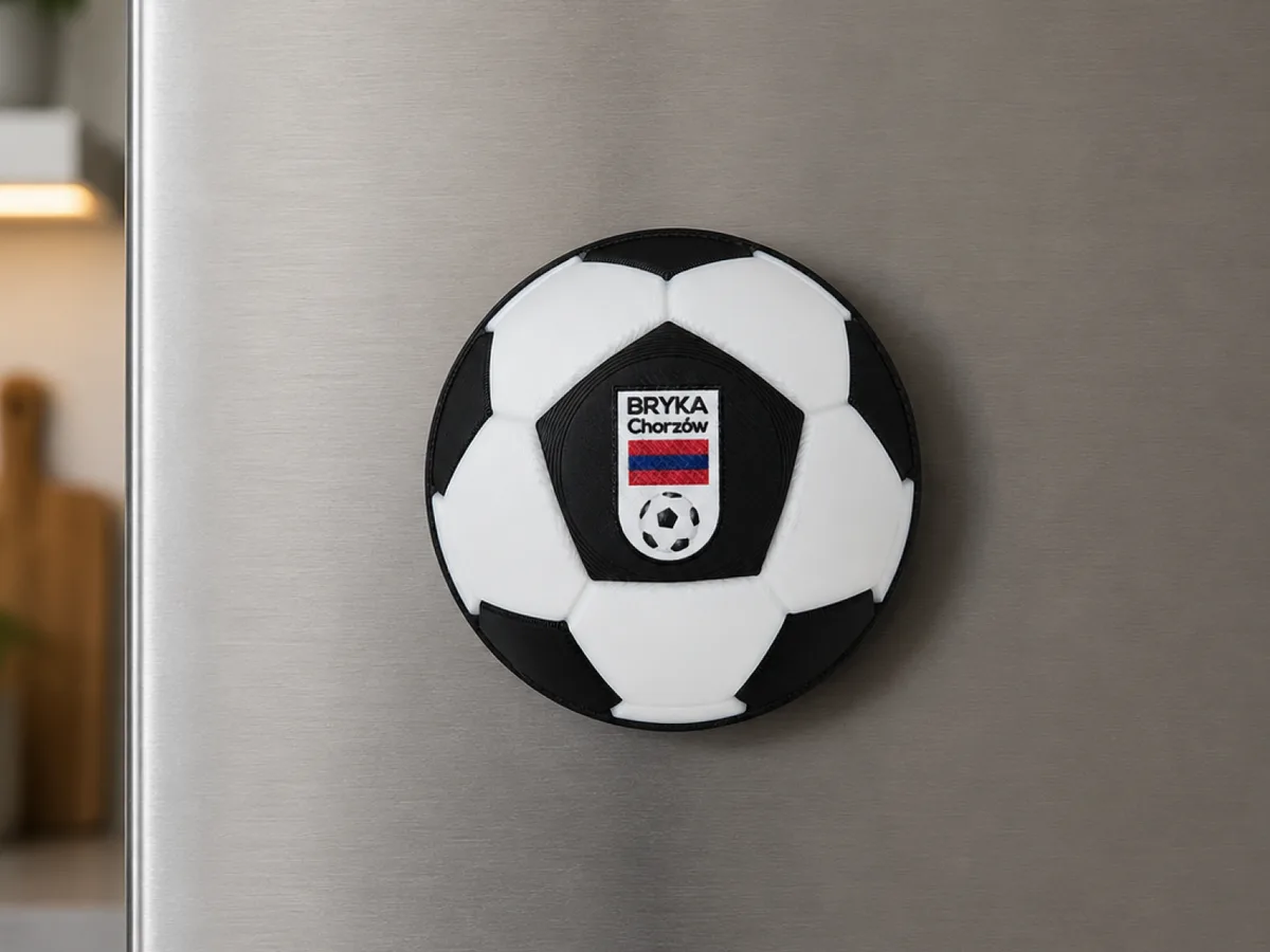 Magnet shaped like half a football – BRYKA Chorzów, a dothat case study