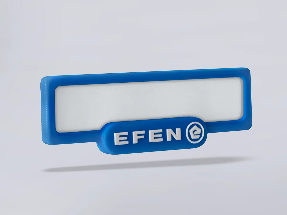 Trade fair name tags – EFEN, a dothat case study