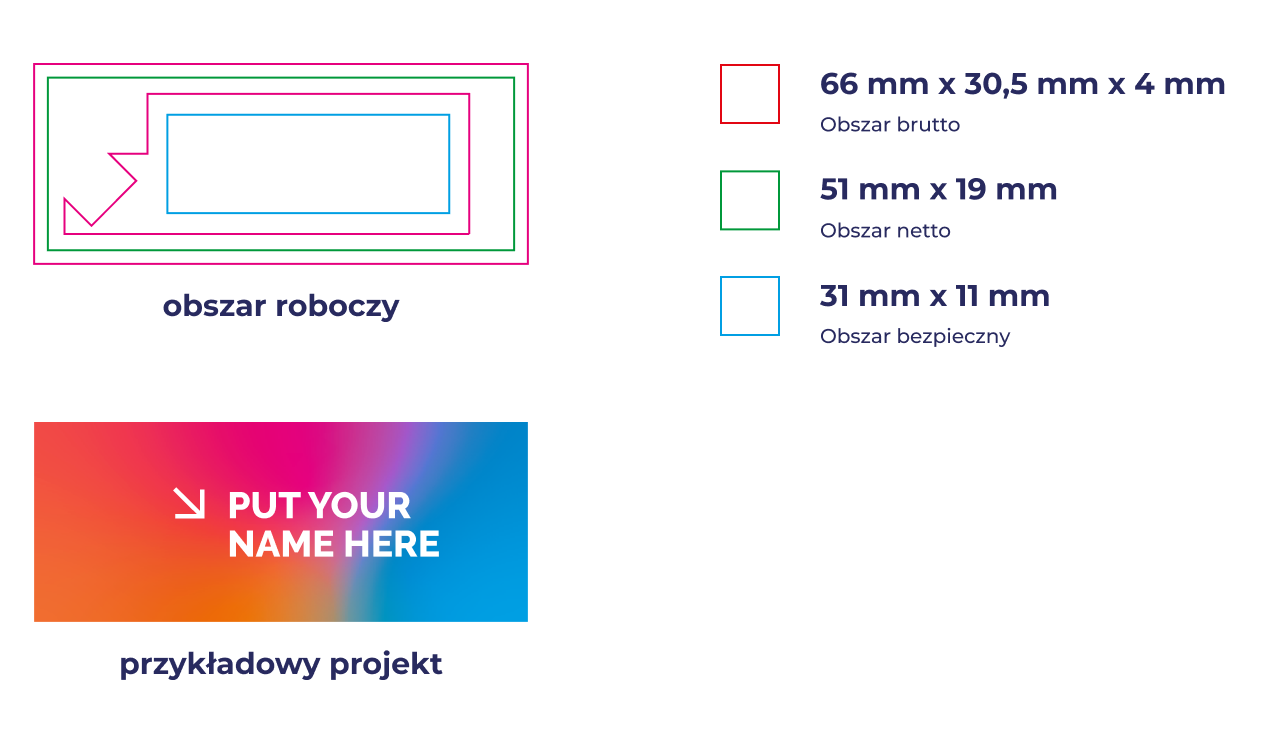 Personalizowany identyfikator z okienkiem - Kartonik (1)