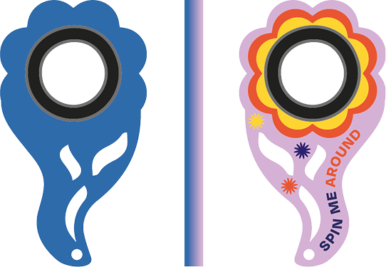Personalizowany keyspinner wzór 3