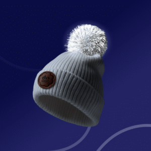 Czapka odblaskowa dothat z pomponem