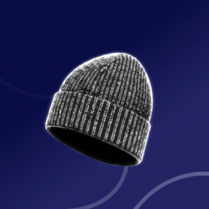 Czapka odblaskowa dothat z przędzą po całości