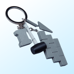 Brelok reklamowy 3D dla branży budowlanej – dowolny kształt i personalizacja