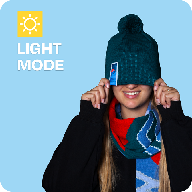 Reflective textiles light mode FB 1