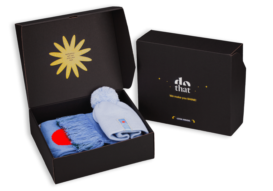 Zimowy zestaw odblaskowy dothat