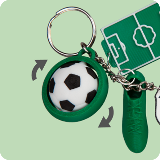 brelok 3D Element obrotowy dothat